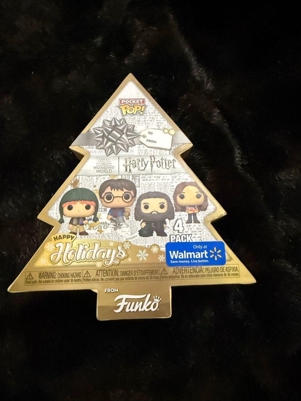 Harry Potter Happy Holidays 4 Pack Walmart Exclusive Funko Pocket Pops